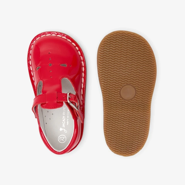 Salomés bébé fille en cuir verni