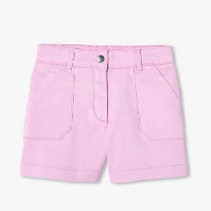 Short enfant fille en twill
