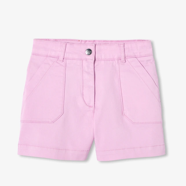 Short enfant fille en twill