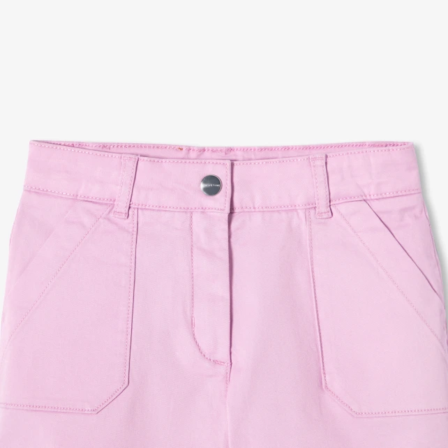 Short enfant fille en twill