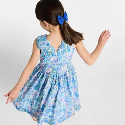 Robe enfant fille en tissu Liberty