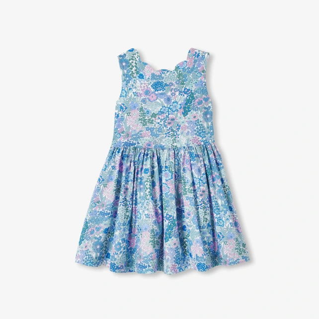 Robe enfant fille en tissu Liberty
