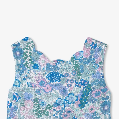 Robe enfant fille en tissu Liberty