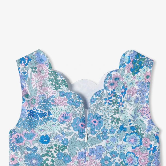 Robe enfant fille en tissu Liberty