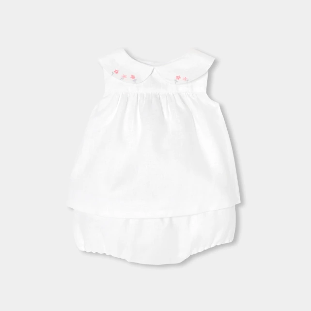 Ensemble bébé fille en lin