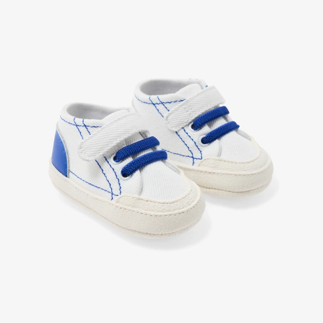 Baskets souples bébé en coton