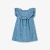 Robe bébé fille en chambray