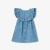 Robe bébé fille en chambray