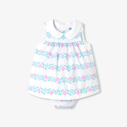Robe bébé fille en popeline