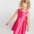 Robe de cérémonie enfant fille en satin Mikado