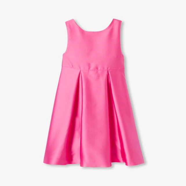 Robe de cérémonie enfant fille en satin Mikado