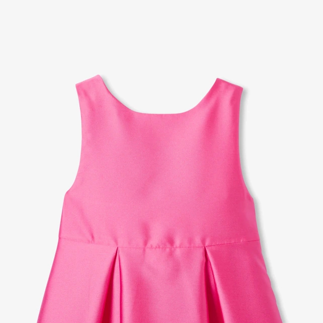 Robe de cérémonie enfant fille en satin Mikado