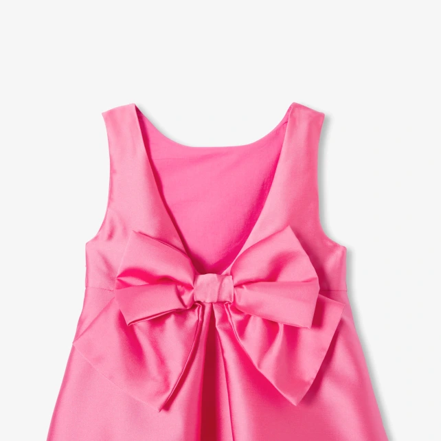 Robe de cérémonie enfant fille en satin Mikado