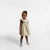 Robe bébé fille en popeline rayée
