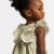 Robe bébé fille en popeline rayée