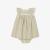 Robe bébé fille en popeline rayée