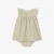 Robe bébé fille en popeline rayée
