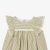 Robe bébé fille en popeline rayée