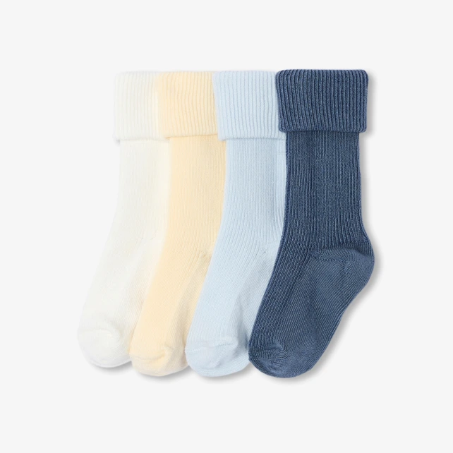 Lot de 4 paires de chaussettes bébé