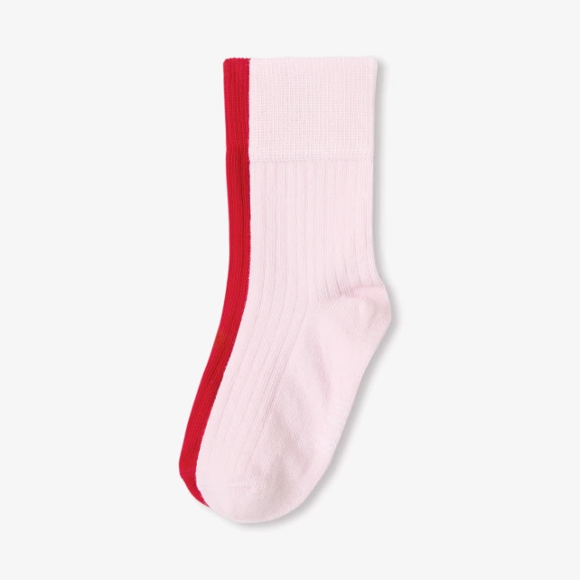 Duo de chaussettes enfant fille en coton