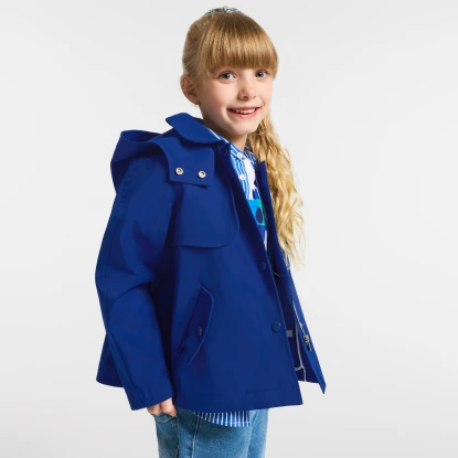 Trench court enfant fille